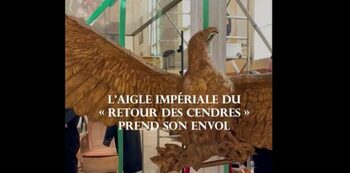 L’aigle du premier tombeau de l’Empereur de retour aux Invalides