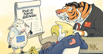 Guerre commerciale : l'Europe sur la touche