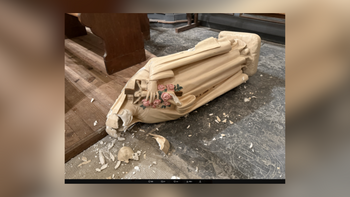 Saône-et-Loire : une église profanée, deux statues brisées