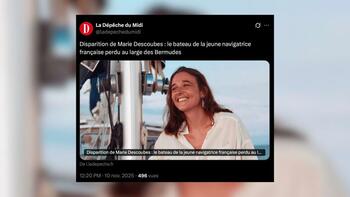 Disparition de la navigatrice Marie Descoubes : ce que l’on sait