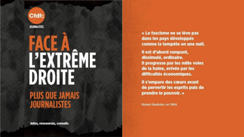 Un manuel de la CFDT pour transformer les journalistes en militants anti-RN