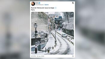 Météo : les images impressionnantes de Paris sous la neige (vidéos)