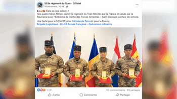 En Roumanie, quatre militaires français interviennent sur un grave accident