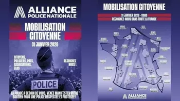 Mobilisation nationale inédite : la police appelle les Français à manifester à ses côtés