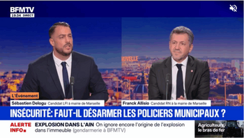 Municipales à Marseille : sur BFM TV, Delogu surentraîné, Allisio trop bien élevé