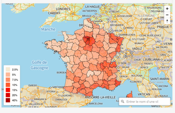 Une carte interactive pour découvrir la situation migratoire au plus près de chez soi