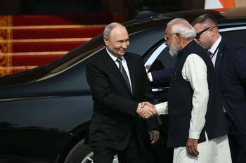 A New Delhi, le pied de nez de Vladimir Poutine à l'Europe et Emmanuel Macron