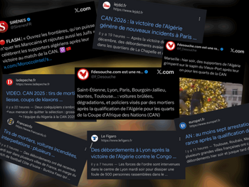 Victoire de l’Algérie : une soirée émaillée de débordements à travers la France