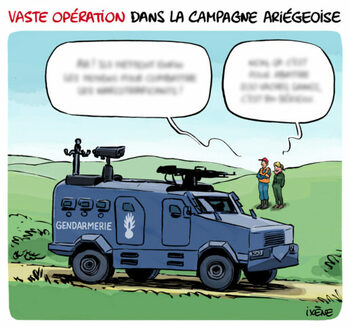 [LE CROC D’IXÈNE] Vaste opération dans la campagne ariégeoise