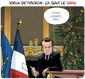 [LE CROC D’IXÈNE] Voeux de Macron : ça sent le sapin
